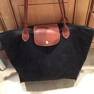 Black Longchamp Tote